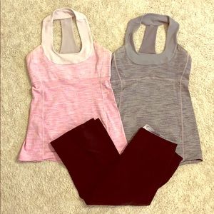 Lululemon tops and cropped pants